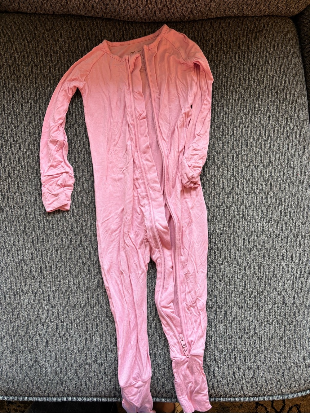 Little Sleepies rose pajama onesie 12-18 month